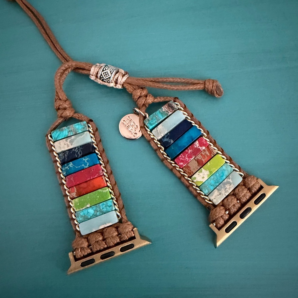 Cape Diablo Colorful Stone Apple Watch Band